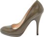 Prada Vintage Pre-owned Leather heels Green Dames - Thumbnail 1