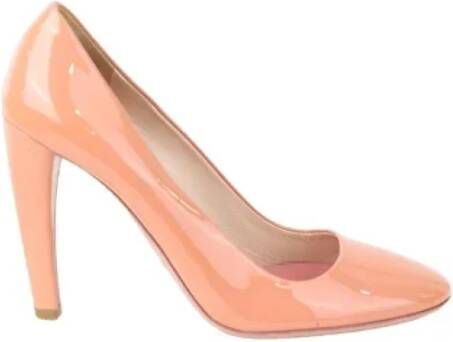 Prada Vintage Pre-owned Leather heels Pink Dames