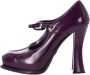 Prada Vintage Pre-owned Leather heels Purple Dames - Thumbnail 1