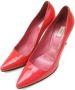 Prada Vintage Pre-owned Leather heels Red Dames - Thumbnail 1