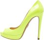 Prada Vintage Pre-owned Leather heels Yellow Dames - Thumbnail 1