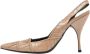 Prada Vintage Pre-owned Leather sandals Beige Dames - Thumbnail 1