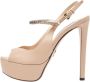 Prada Vintage Pre-owned Leather sandals Beige Dames - Thumbnail 1