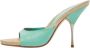 Prada Vintage Pre-owned Leather sandals Green Dames - Thumbnail 1