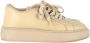 Prada Vintage Pre-owned Leather sneakers Beige Dames - Thumbnail 1