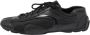 Prada Vintage Pre-owned Leather sneakers Black Heren - Thumbnail 1