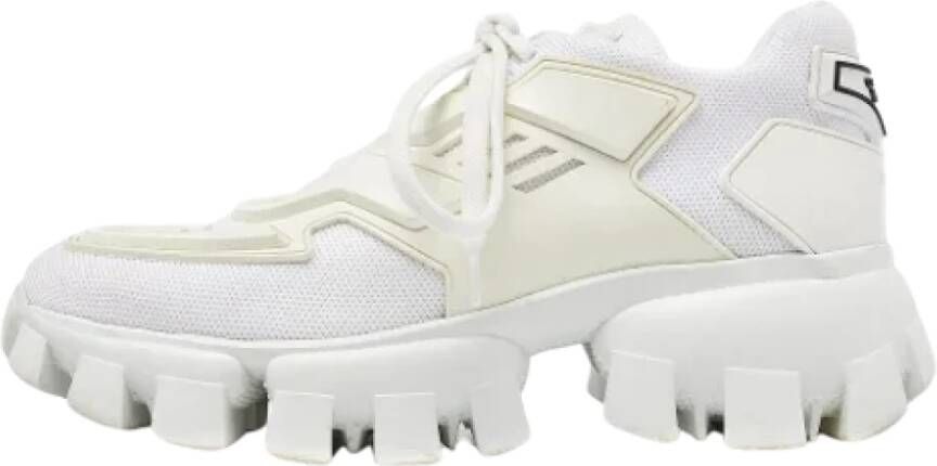 Prada Vintage Pre-owned Mesh sneakers White Dames