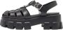 Prada Vintage Pre-owned Rubber sandals Black Dames - Thumbnail 1