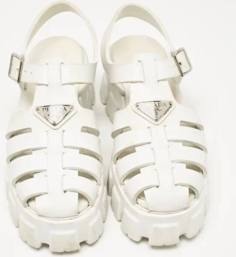 Prada Vintage Pre-owned Rubber sandals White Dames