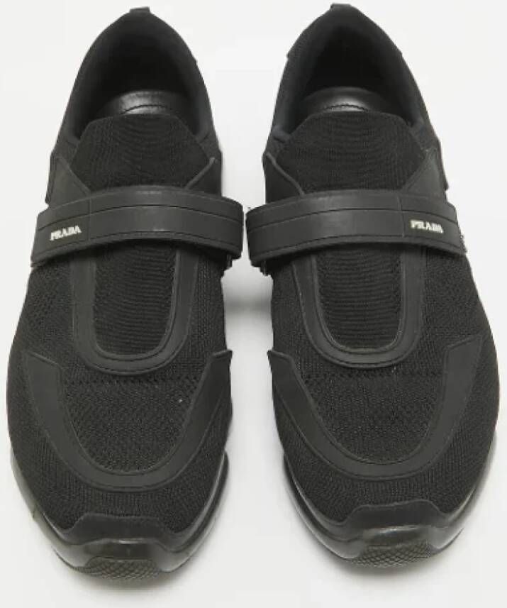 Prada Vintage Pre-owned Rubber sneakers Black Heren