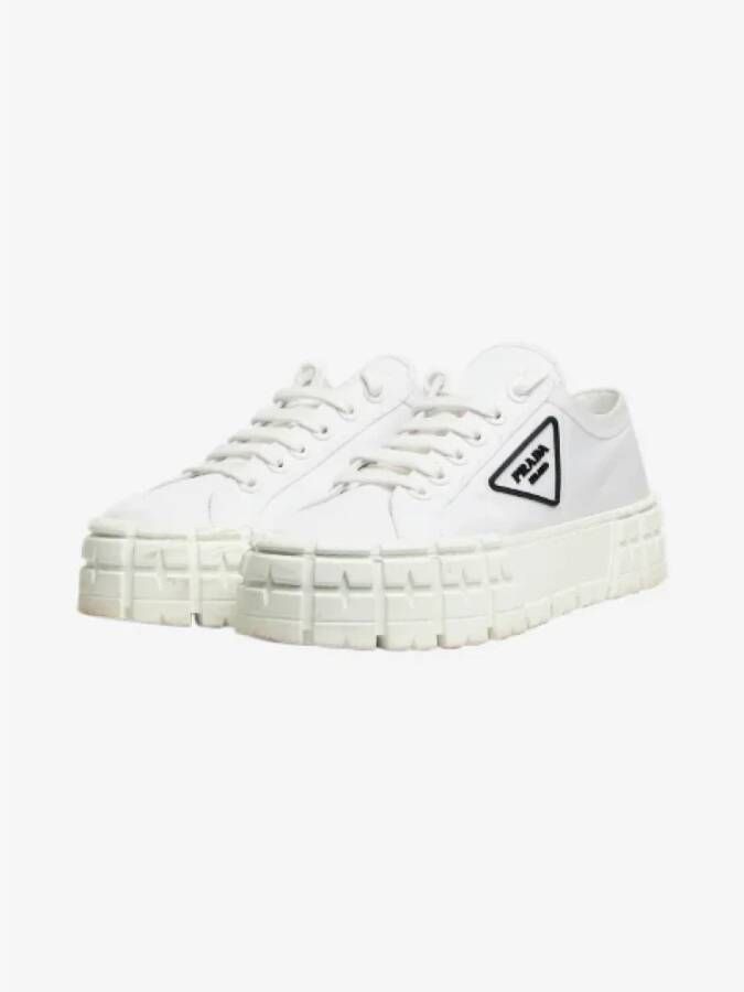 Prada Vintage Pre-owned Rubber sneakers White Dames