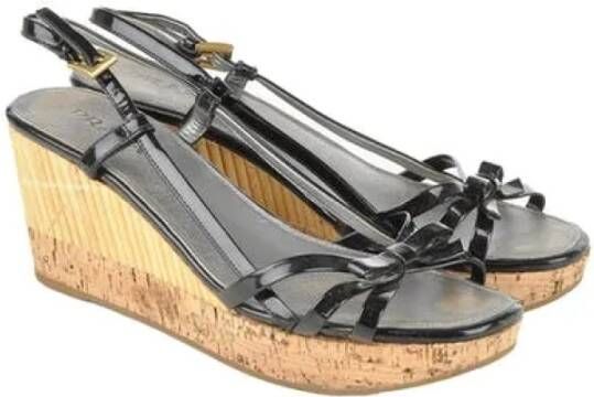 Prada Vintage Pre-owned Sandalen Black Dames