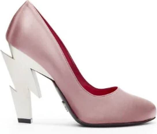 Prada Vintage Pre-owned Satin heels Pink Dames