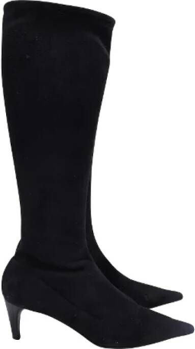 Prada Vintage Pre-owned Suede boots Black Dames