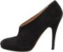 Prada Vintage Pre-owned Suede heels Black Dames - Thumbnail 1