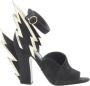 Prada Vintage Pre-owned Suede heels Black Dames - Thumbnail 1