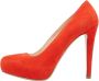 Prada Vintage Pre-owned Suede heels Orange Dames - Thumbnail 1