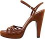 Prada Vintage Pre-owned Suede sandals Brown Dames - Thumbnail 1