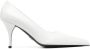 Prada Witte Leren Stiletto Instap Schoenen White Dames - Thumbnail 1