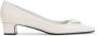 Prada Witte Pumps Verhoog Stijl Luxueus Leer White Dames - Thumbnail 1