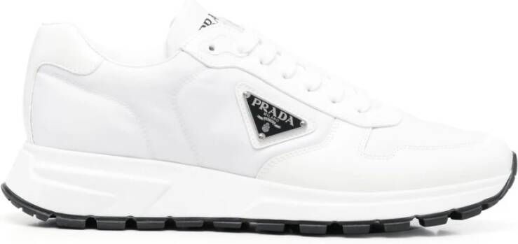 Prada Witte Re-Nylon Sneakers White Heren