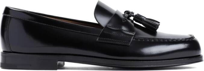 Prada Zwarte Loafer Schoenen Elegante Stijl Black Heren