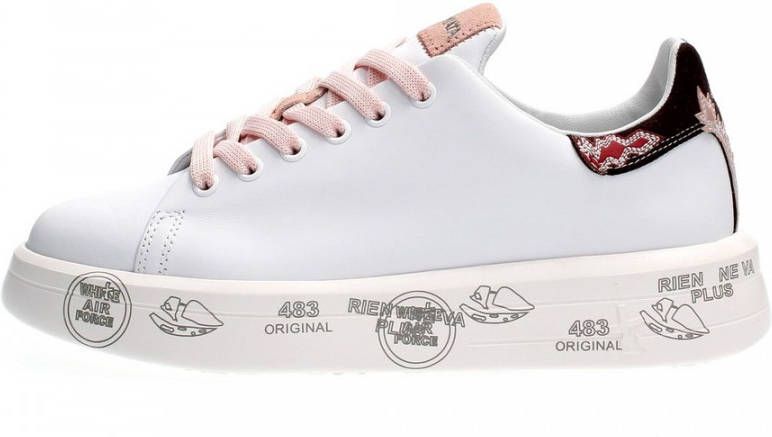 Premiata Hoge kwaliteit platte sneakers voor vrouwen White Dames