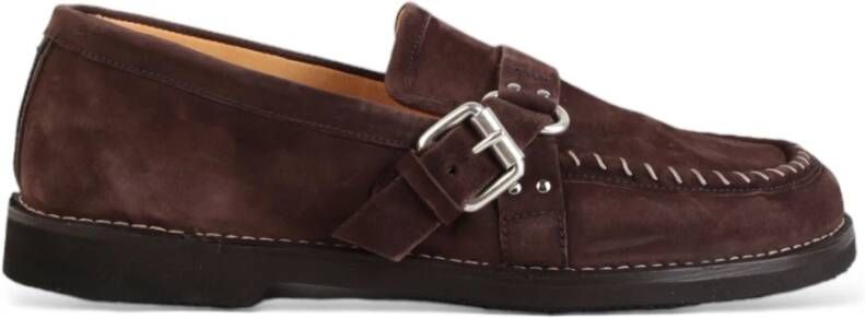 Premiata August Suède Gesp Loafers Brown Heren