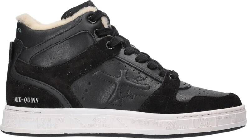 Premiata Basketbal-geïnspireerde couture sneaker met Brogue-details Black Heren