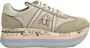 Premiata Beige Leren Sneaker met Dubbele Platform Multicolor Dames - Thumbnail 3