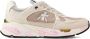 Premiata Beige Nylon Sneakers met Raffelige Randen Beige Heren - Thumbnail 1