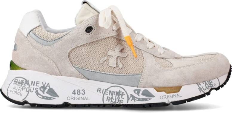 Premiata Beige Sneaker Mase Suède Leer Beige Heren