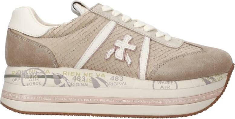 Premiata Beige Sneakers Beige Dames