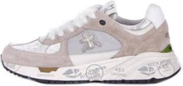 Premiata Beige Sneakers met Logo Detail Beige Dames