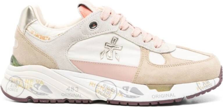 Premiata Beige Sneakers voor Vrouwen Multicolor Dames