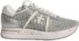 Premiata Blauw Zilver Mesh Conny Sneakers Gray Dames - Thumbnail 1