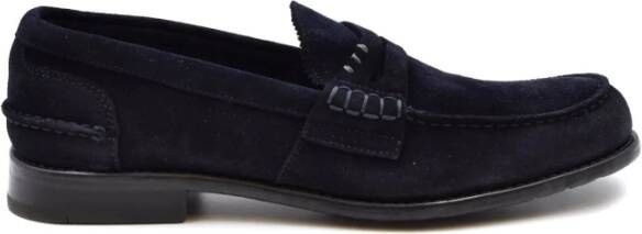 Premiata Blauwe Loafer Schoenen Ss22 Blue Heren