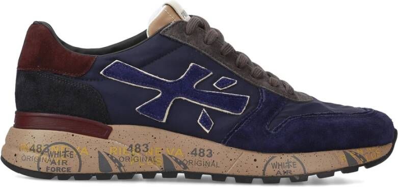 Premiata Blauwe Mick Sneakers Stijl Multicolor Heren