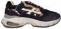 Premiata Blauwe Sharky D Nylon Suede Sneakers Blue Dames - Thumbnail 1