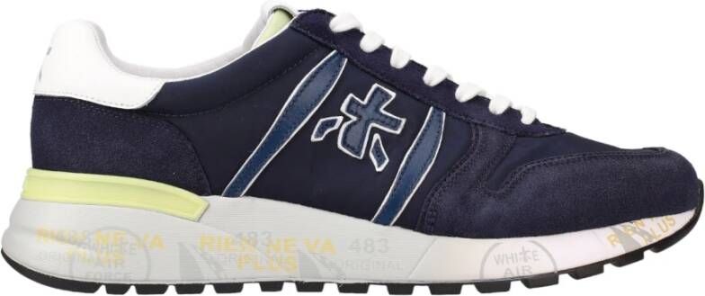 Premiata Blauwe Sneakers Blue Heren