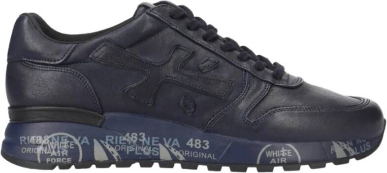 Premiata Blauwe Sneakers Blue Heren