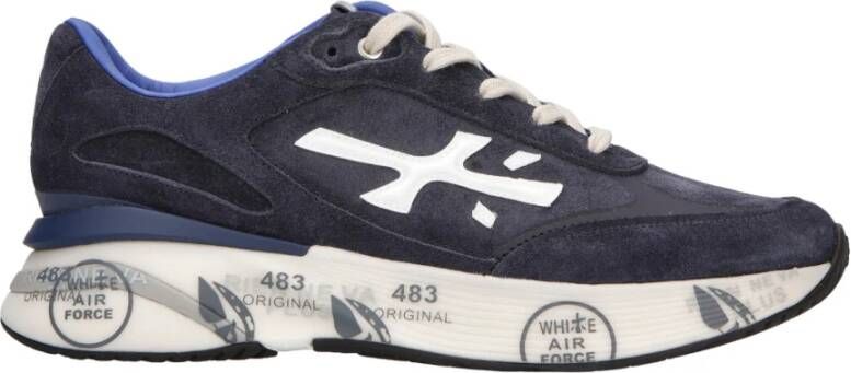 Premiata Blauwe Sneakers Blue Heren