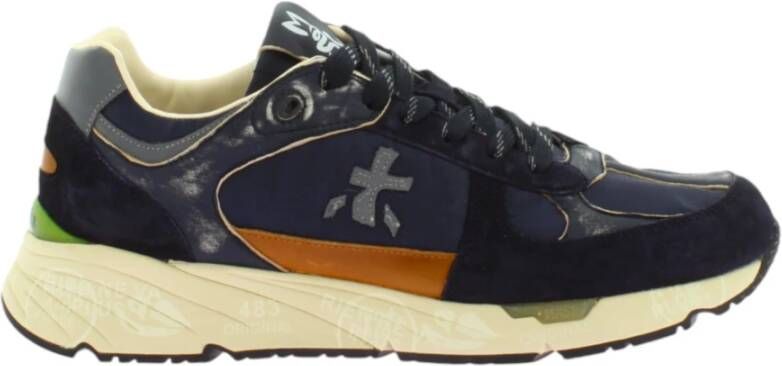 Premiata Blauwe Sneakers Model Mase Blue Heren