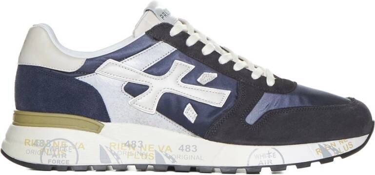 Premiata Blauwe Sneakers Multicolor Heren