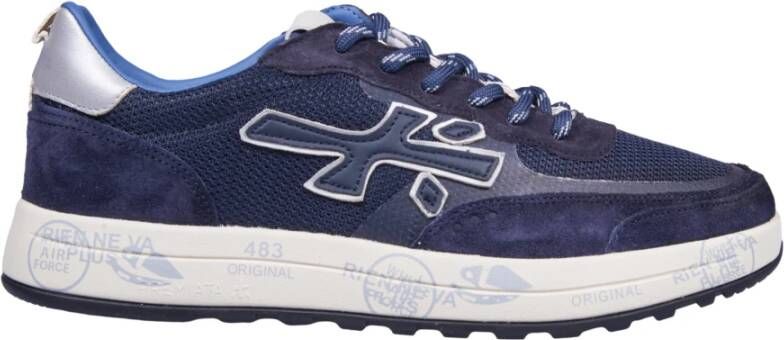 Premiata Blauwe Sneakers Nous Model Blue Heren