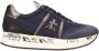 Premiata Blauwe Suède en Stoffen Sneakers Blue Heren - Thumbnail 1