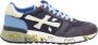 Premiata Blauwe Suède Sneakers met Wit Detail Multicolor Heren - Thumbnail 1