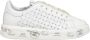 Premiata Bloemen Geborduurde Witte Sneakers White Dames - Thumbnail 1