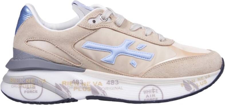 Premiata Bruine Sneakers Beige Moerund Model Brown Dames