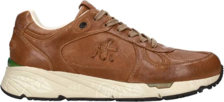 Premiata Bruine Sneakers voor Mannen Brown Heren